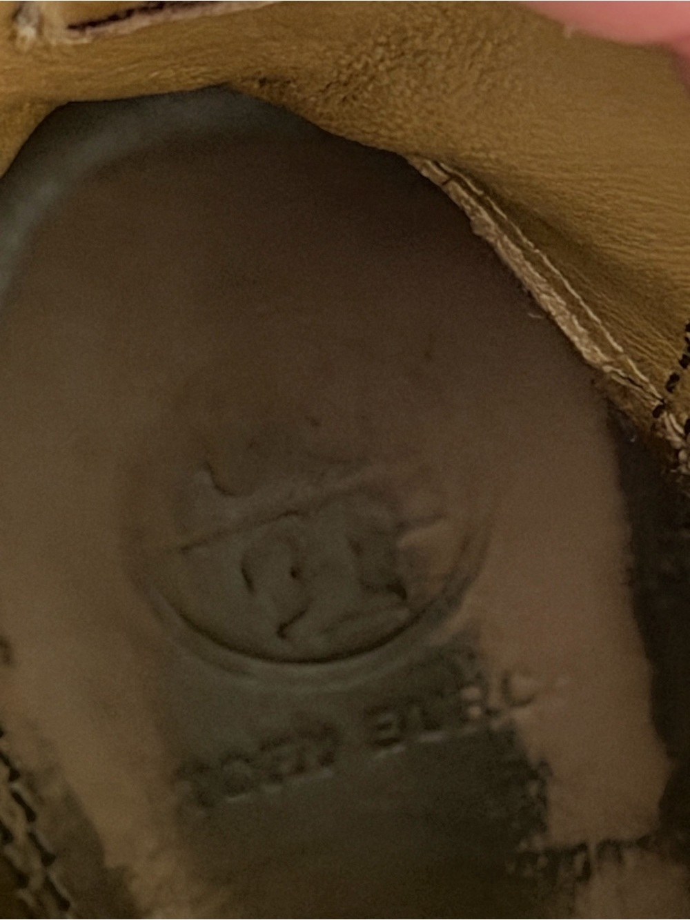 Tory Burch Mustard Suede Chelsea Block Heel Ankle Boots - Picture 6 of 7